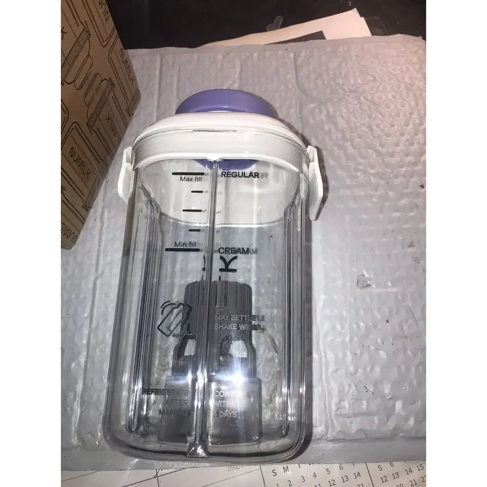 Numilk 32 oz. Accessory Bottle with Silicone-Sealed Lid, Dishwasher Safe,
